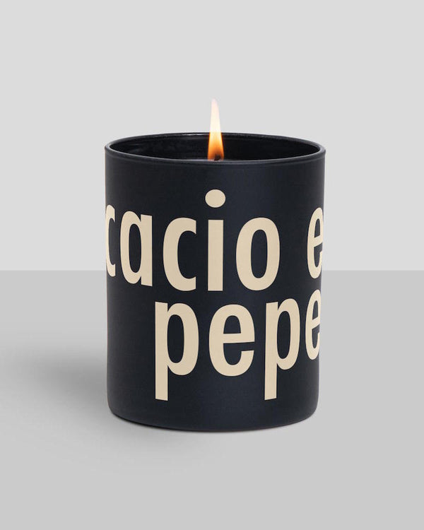 Pizzana Cacio e Pepe candle front