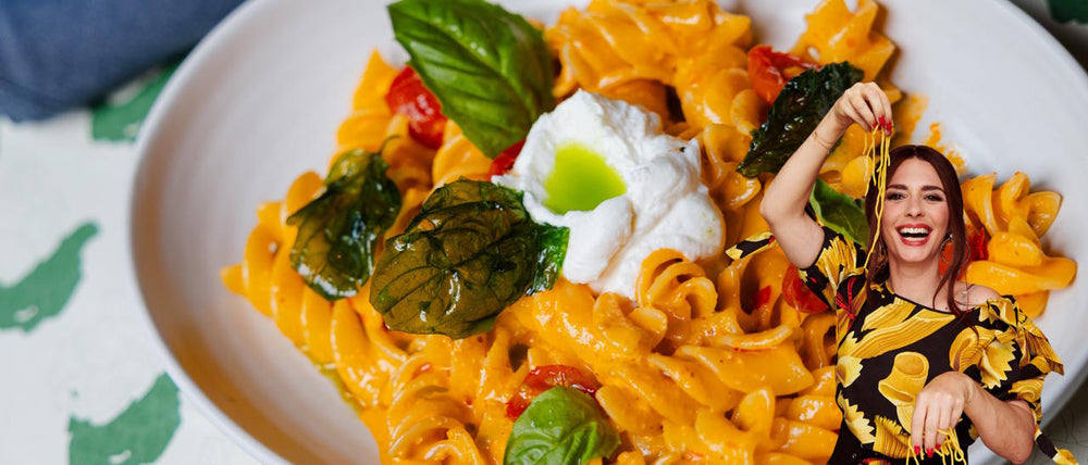 The Fiery Baroness pasta by The Pasta Queen in collaboration with Pizzana.