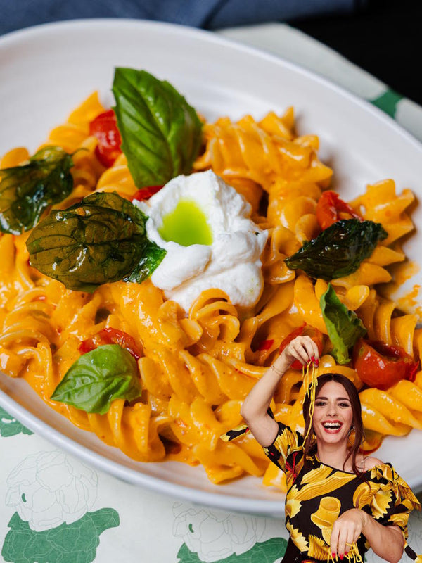 The Fiery Baroness pasta by The Pasta Queen in collaboration with Pizzana.