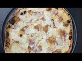 Video of Bianca pizza spinning in place